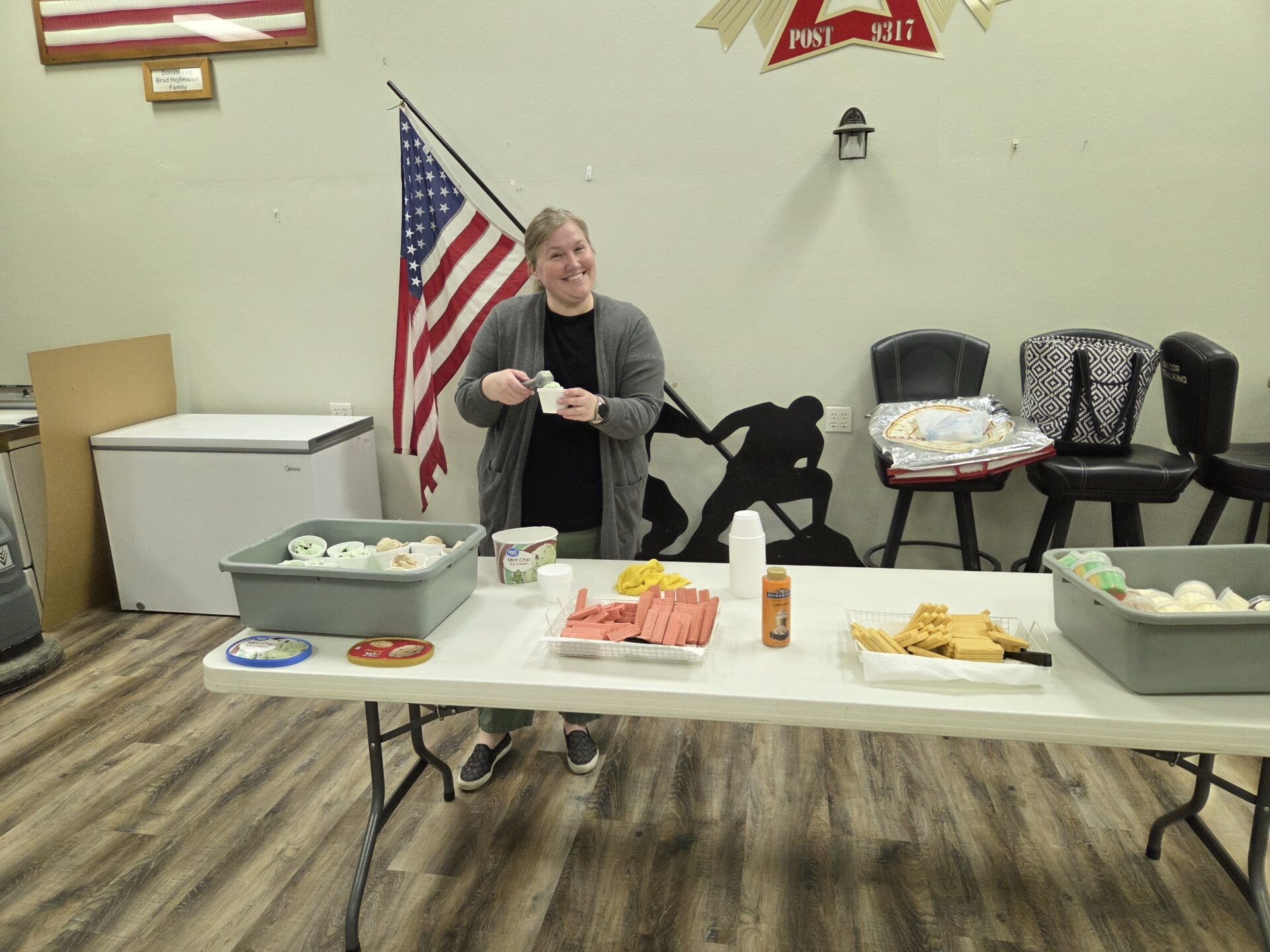 Impact Team 117 scoops ice cream at Palm Sunday gathering 2026